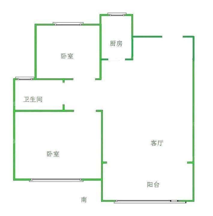 大运河新村（安运佳苑）2室2厅1卫96㎡