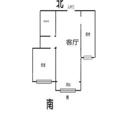 御河新城东区2室2厅1卫68㎡