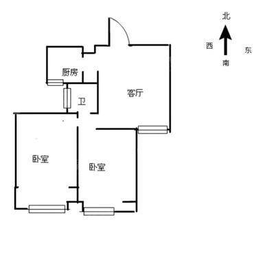 凤凰城（B区）2室2厅1卫69㎡