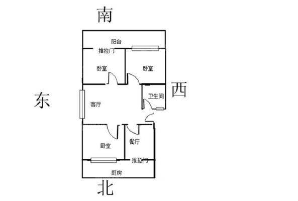 二塑宿舍（隆华小区）3室1厅1卫118㎡