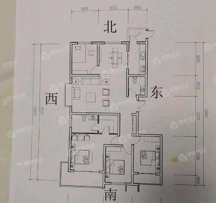 荣盛阿尔卡迪亚新儒苑4室2厅2卫167㎡