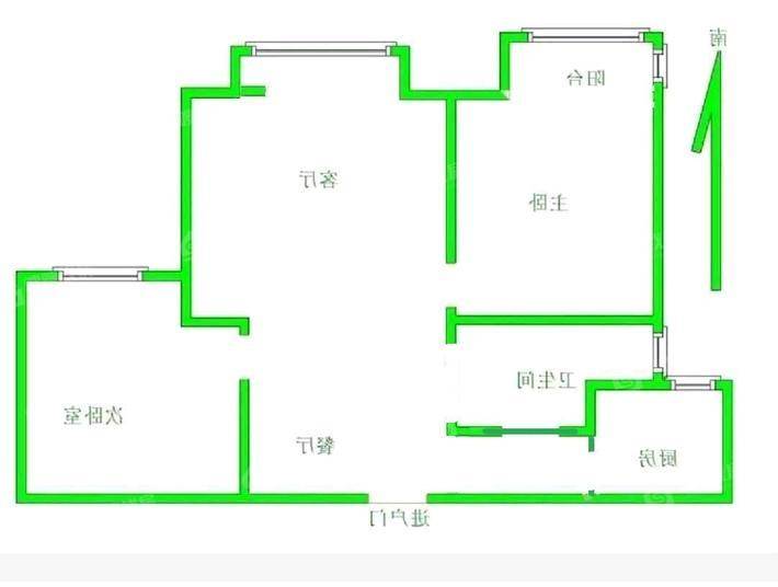 阿尔卡迪亚锦绣天地B区2室2厅1卫78㎡