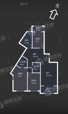 新源燕府3室2厅2卫162㎡