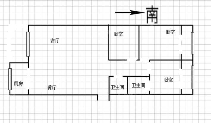 富华山庄（二期）3室2厅2卫127㎡