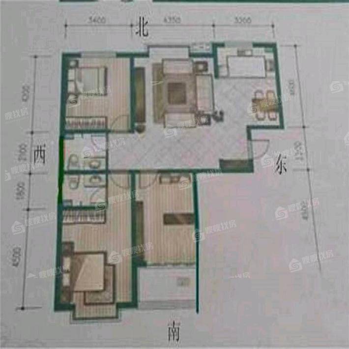 颐和文园西院3室2厅2卫137㎡
