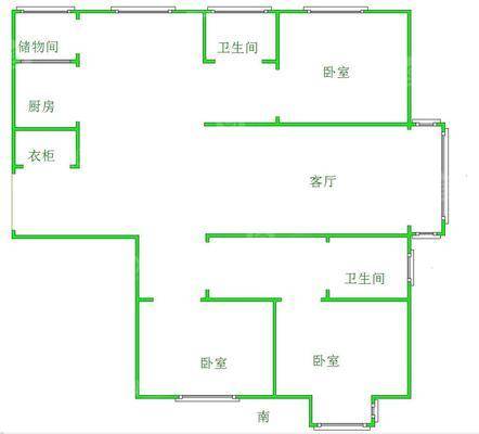 嘉禾一方二期3室2厅2卫155㎡