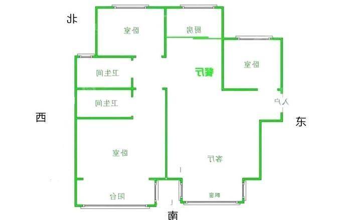 凤凰城（B区）3室2厅2卫115㎡