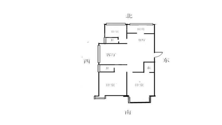 天成郡府西区3室2厅2卫136㎡