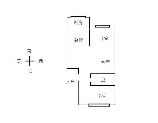 佟山南小区（东组团）2室1厅1卫85㎡