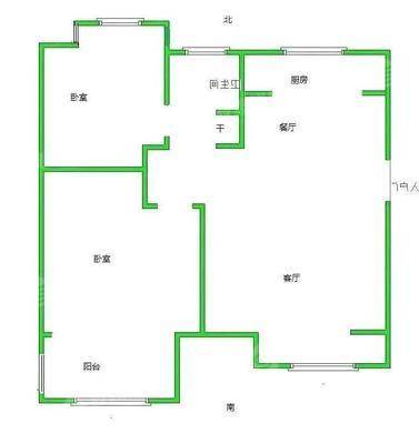 阿尔卡迪亚锦绣天地A区2室2厅1卫81㎡