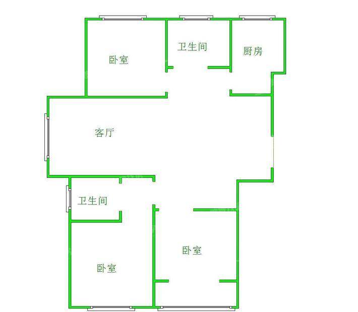 宏宇臻园（西区）3室2厅2卫123㎡