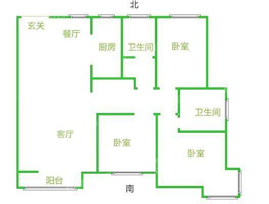 天成名著一期3室2厅2卫134㎡