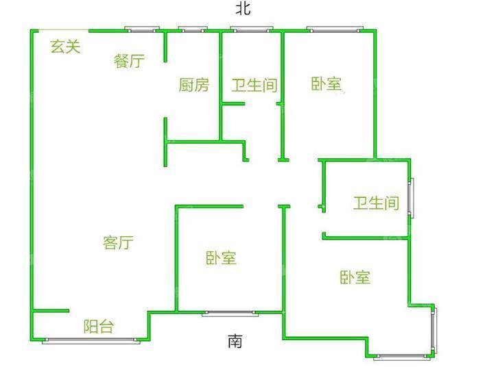 天成名著一期3室2厅2卫134㎡