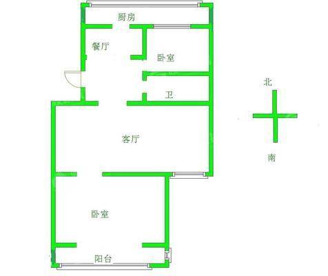 大化生活（三区）2室2厅1卫71㎡