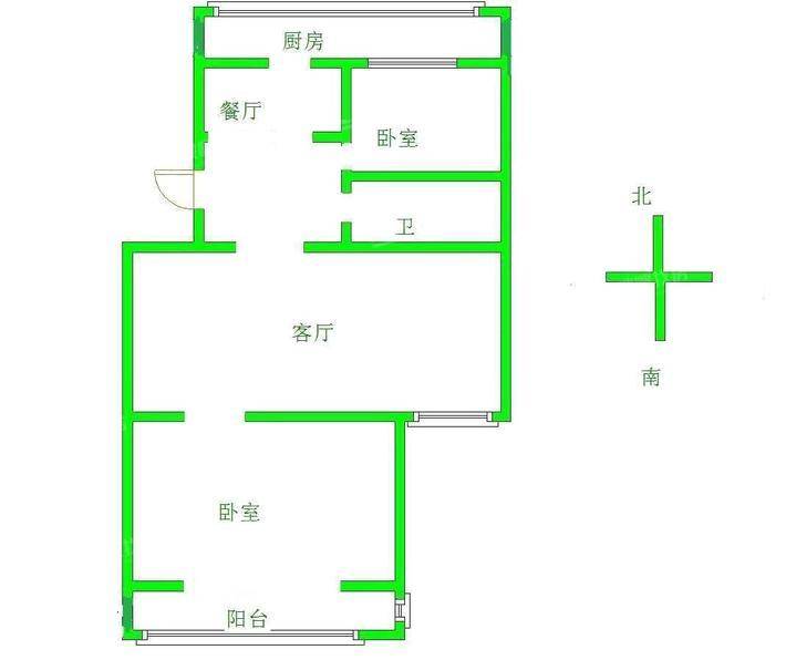 大化生活（三区）2室2厅1卫71㎡