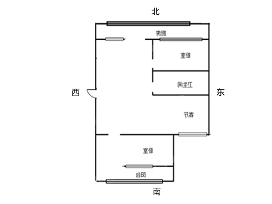 大化生活（三区）2室2厅1卫70㎡