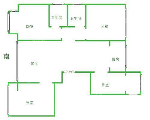 欣园小区3室2厅2卫129㎡