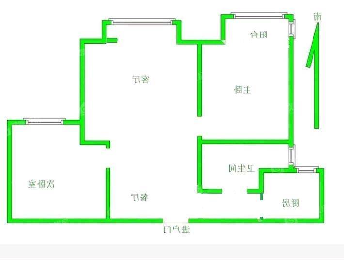 阿尔卡迪亚锦绣天地B区2室2厅1卫78㎡