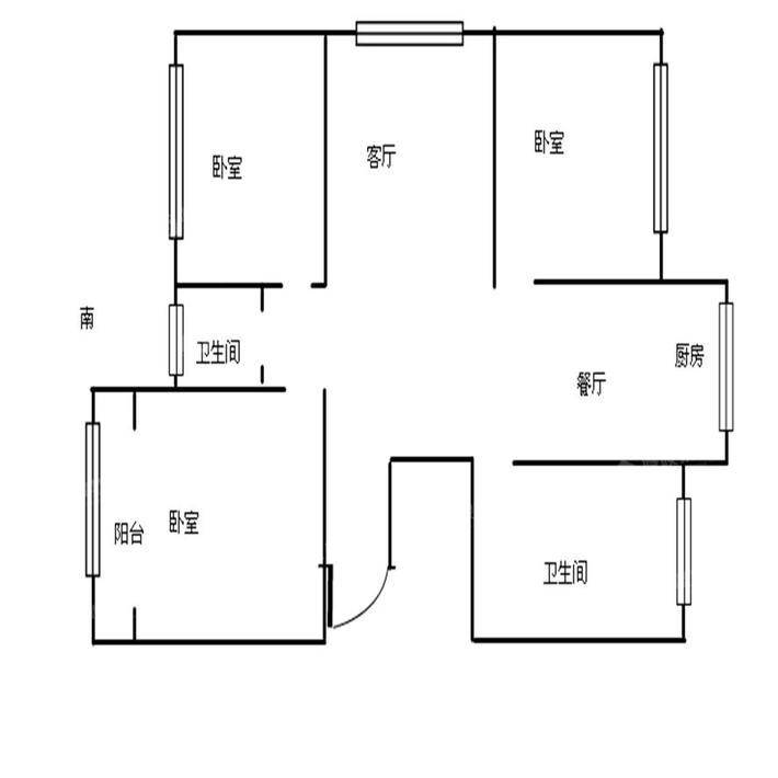 御水花园西区御华园3室2厅2卫116㎡