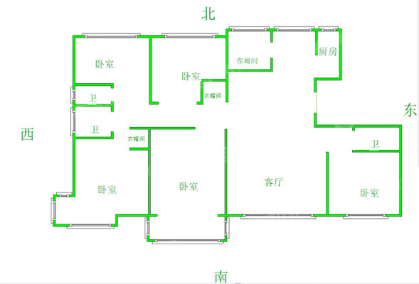 皇家壹里（B区）5室2厅3卫219㎡