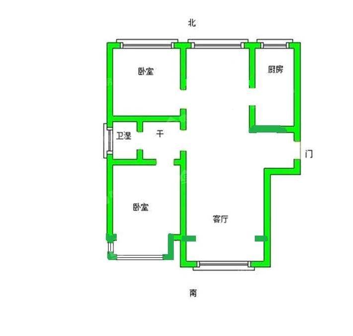 嘉禾一方一期2室2厅1卫112㎡