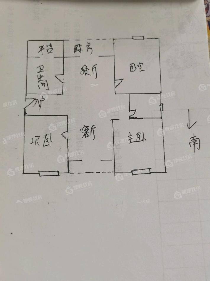 鹿锦苑3室2厅2卫143㎡