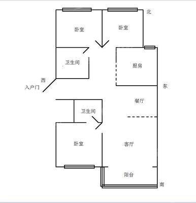 欧尚风景3室2厅2卫121㎡