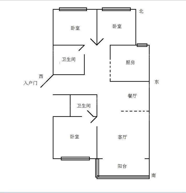 欧尚风景3室2厅2卫121㎡