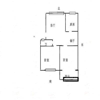 万泰家园2室2厅1卫94㎡