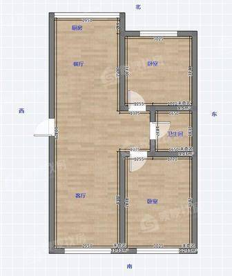 名苑山庄2室2厅1卫94㎡