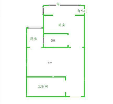 博雅文苑2室1厅1卫62㎡