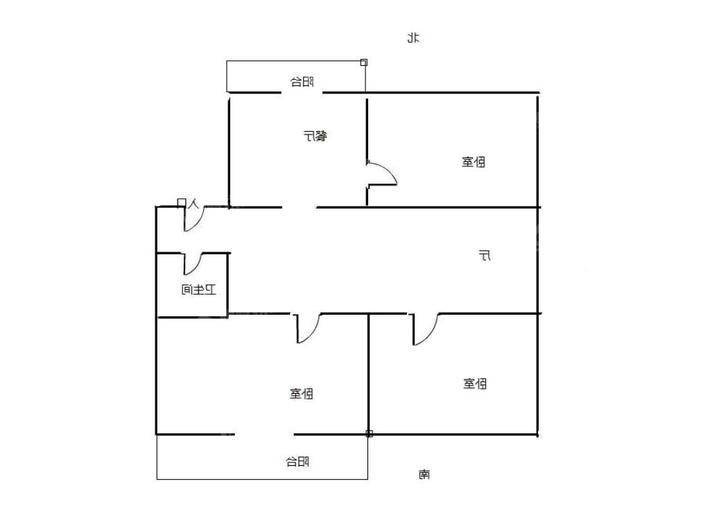 医药局居民小区2室1厅1卫93㎡