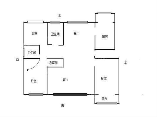 天成郡府东区3室2厅2卫149㎡