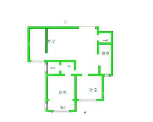 凤凰城（A区）2室2厅1卫90㎡