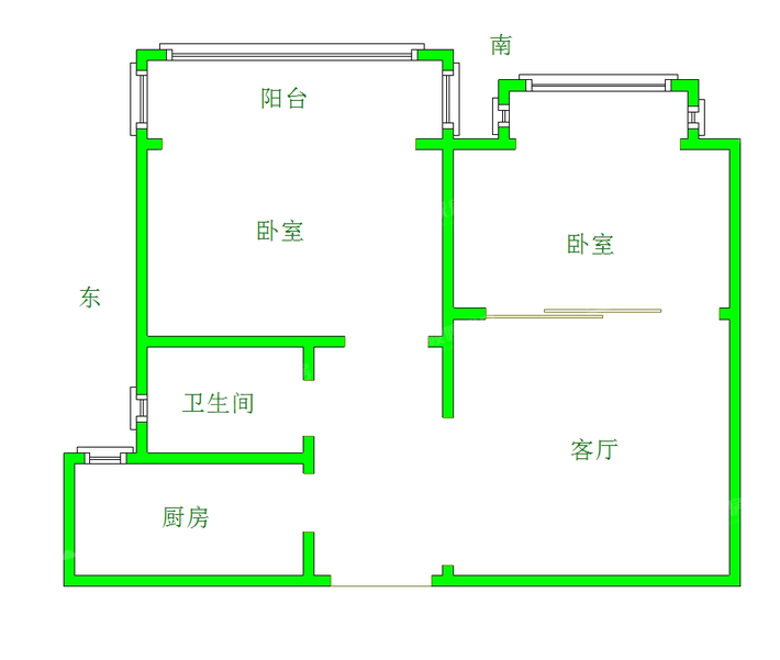 颐和文园西院2室0厅0卫80㎡