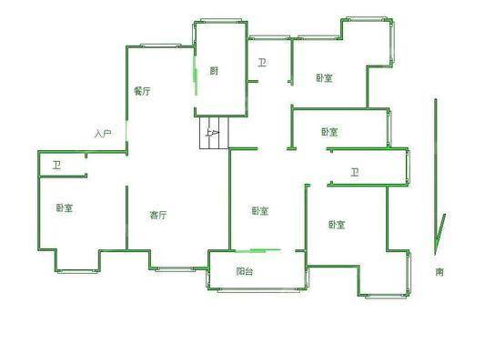 天成首府5室2厅3卫224㎡