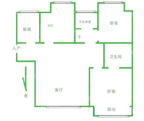 阿尔卡迪亚锦绣天地B区3室2厅1卫95㎡