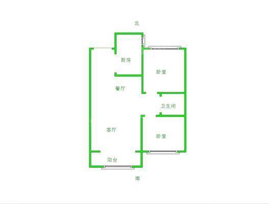 新城悦隽风华2室2厅1卫92㎡