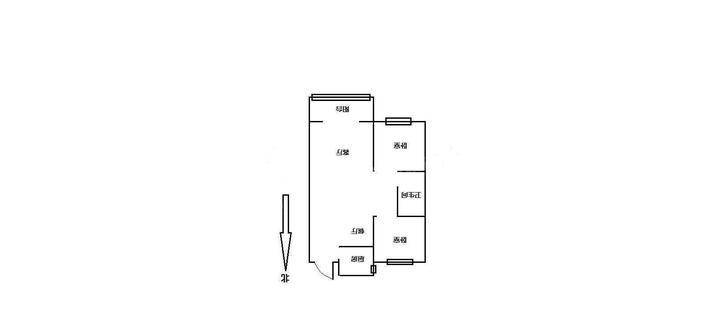 恒大城（商品房）2室1厅1卫75㎡