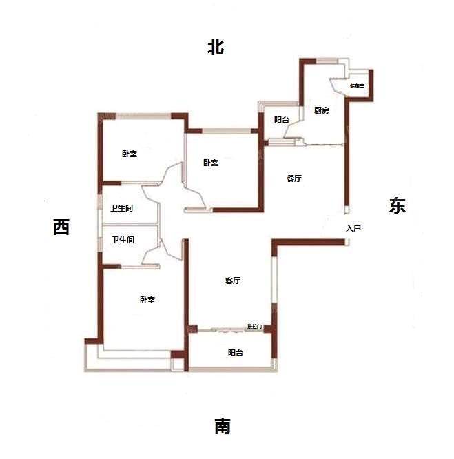 恒大城（商品房）3室2厅2卫146㎡