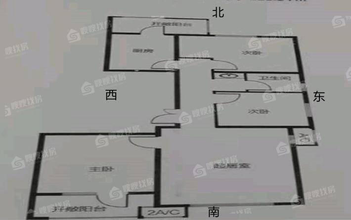 御景狮城11-22#3室2厅1卫120㎡