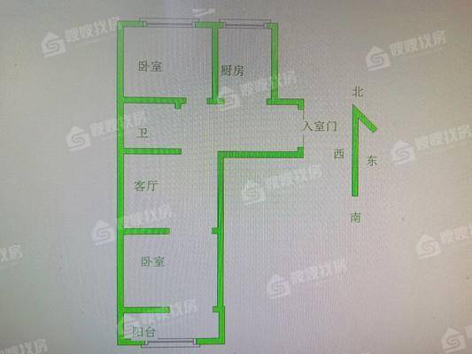 五环小区2室2厅1卫60㎡