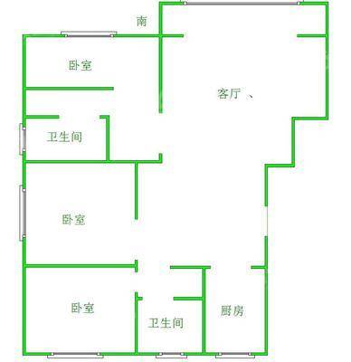 运河樾府3室2厅2卫129㎡