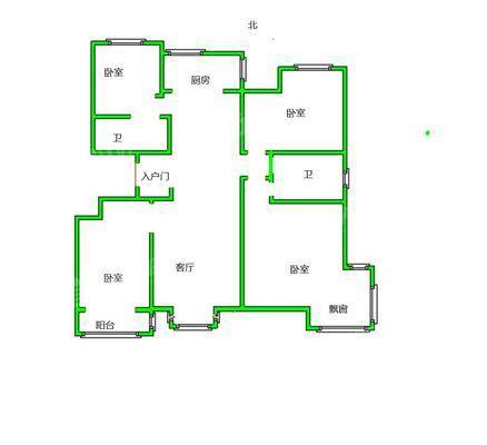 宏宇城（B区）4室2厅2卫139㎡