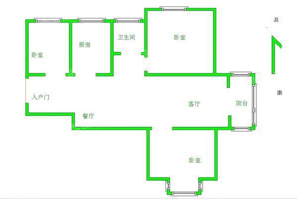 世纪家园3室2厅1卫111㎡