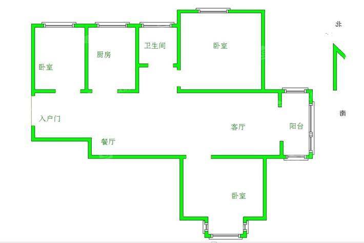 世纪家园3室2厅1卫111㎡