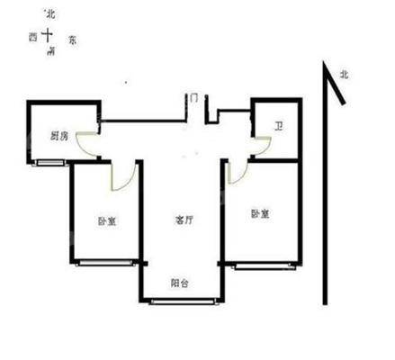 荣盛阿尔卡迪亚新儒苑2室2厅1卫92㎡