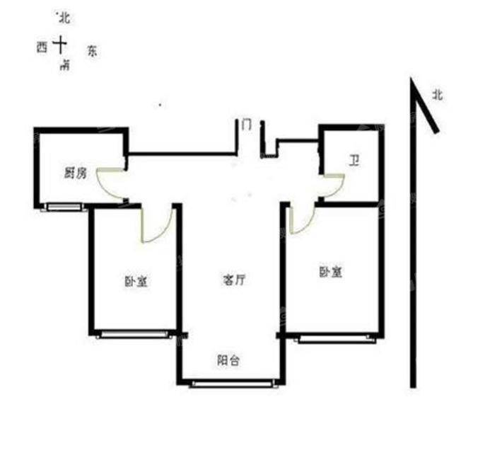 荣盛阿尔卡迪亚新儒苑2室2厅1卫92㎡