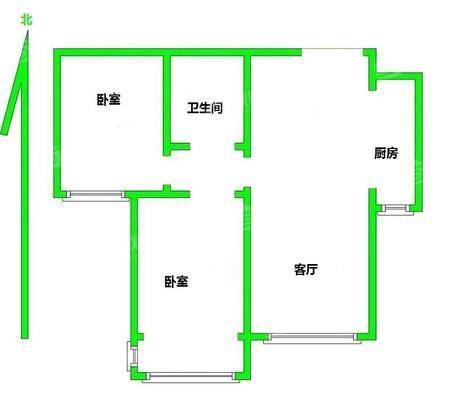 凤凰城（B区）2室2厅1卫90㎡