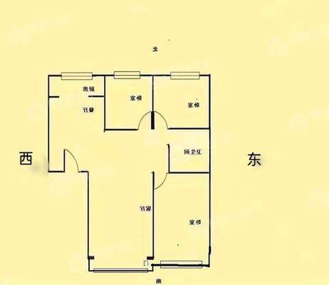 广厦阳光3室2厅1卫112㎡